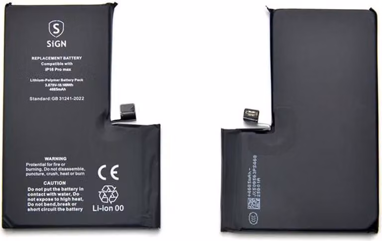 Batteria dell'iPhone 16 Pro Max