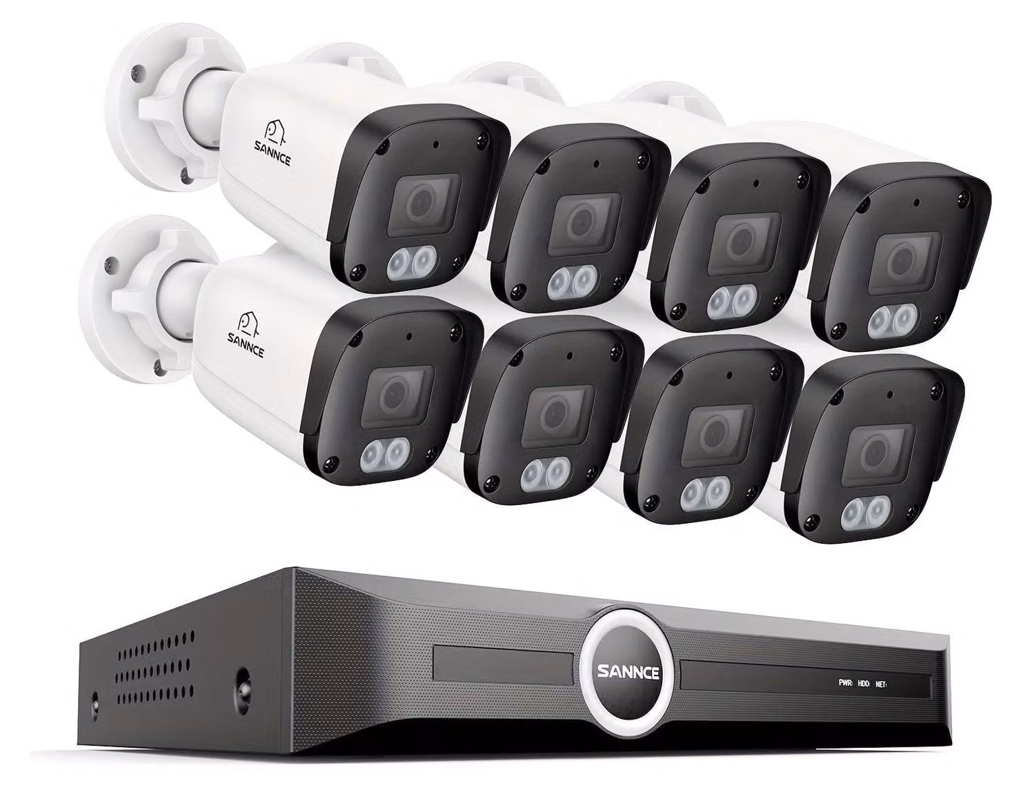 Kit di telecamere di sicurezza - Sistema di videosorveglianza - Telecamera di sicurezza - Sistema CCTV - Telecamera IP - Risoluzione 5MP