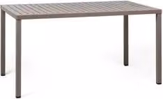 Tavolo impilabile Nardi CUBE in polipropilene Tortora L: 140 cm, P: 80 cm, H: 75,5 cm