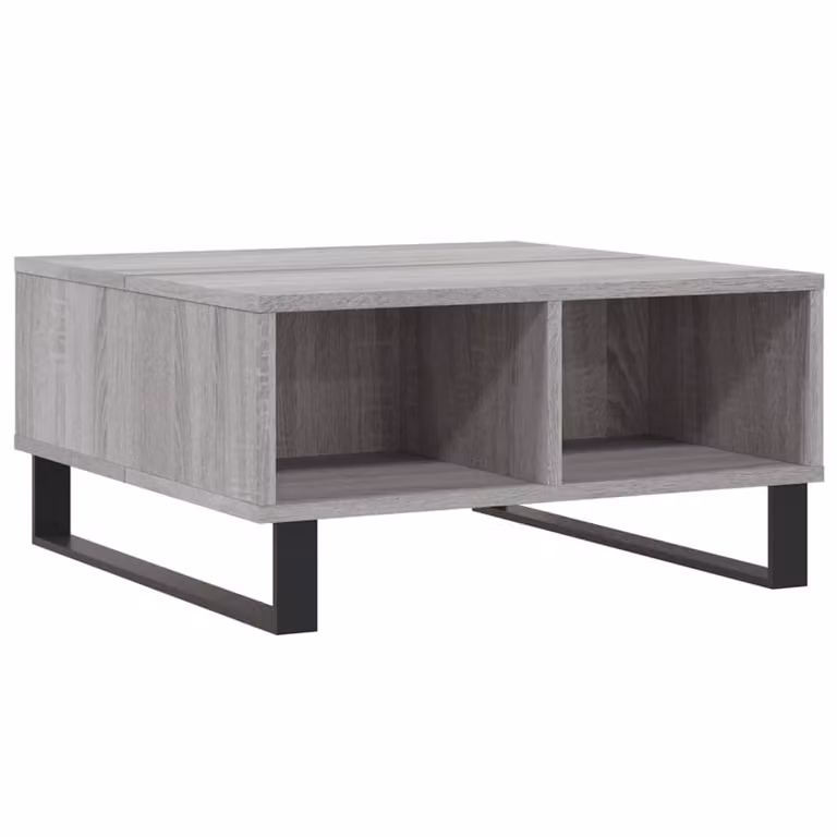 Tavolino da Salotto Grigio Sonoma 60x60x30 cm Legno Multistrato