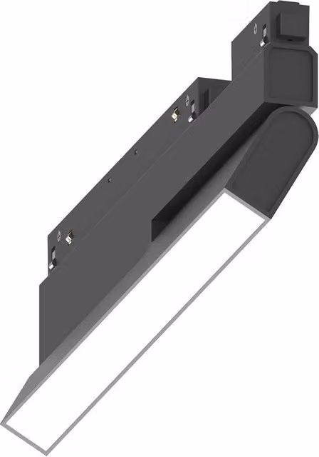 Sistema Magnetico Flessibile Eglo Ego in Alluminio Nero con 1 Luce LED da 7W 3000K Warm White, Connettibile – 1