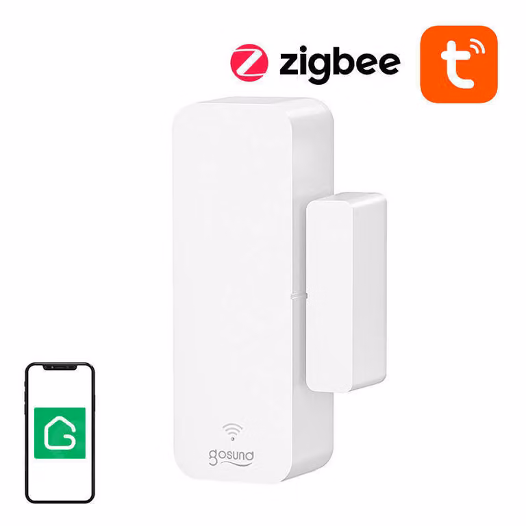 Sensore intelligente di apertura di porte e finestre Zigbee Gosund St18 Tuya