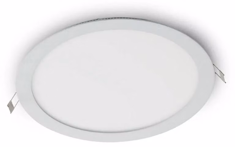 ARELUX XFLAT REC. ROND. Pannello LED, 30W, 220-240V AC, 3000K, CRI 83, IP40, 110°, MWH