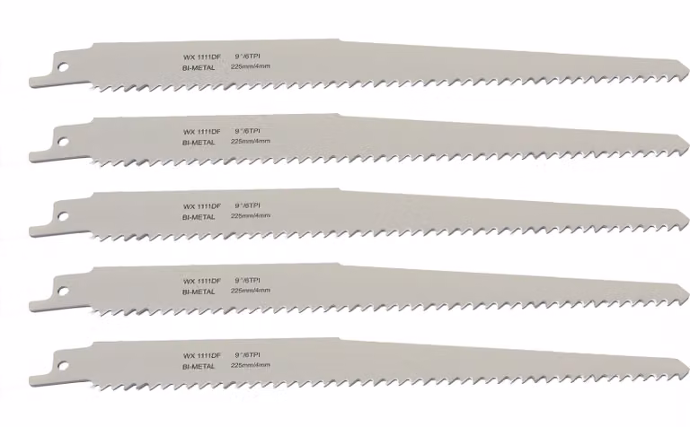 Lame per sega circolare 1111DF per legno e metallo 225 mm - confezione da 5 pz