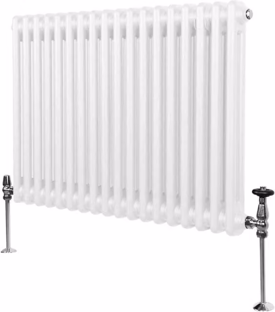 Termosifone Radiatore a 2 colonne in acciaio MONSTER SHOP Bianco L: 60 cm, H: 83,2 cm