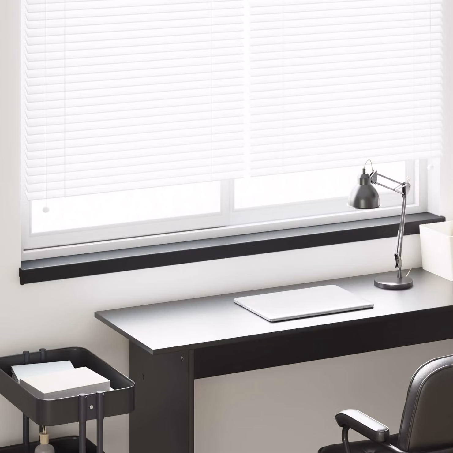 Soglia della finestra vidaXL in PVC nero con venature del legno L: 120 cm, P: 10 cm, H: 4,5 cm