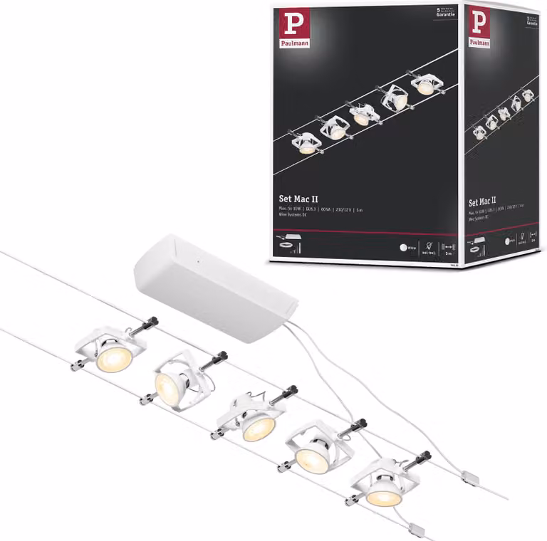 Sistema di cavi Paulmann CorDuo Mac II set base