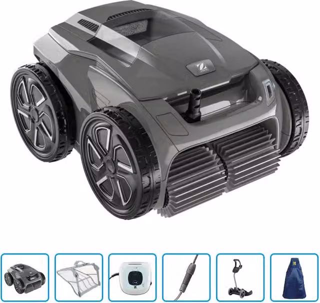 Robot Pulitore Automatico Per Piscina Zodiac Alpha Oa 6400 Iq Con Carrello Di Trasporto Configurazione: Premium