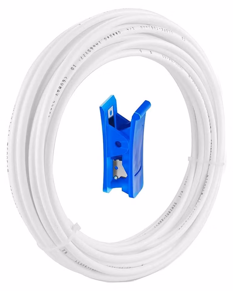 Tubo per frigorifero da 10 metri - Tubo sicuro per alimenti - Tubo per filtro dell'acqua - Tubo per osmosi inversa - Senza perdite - Installazione rapida con tagliatubi - Tubo per acqua
