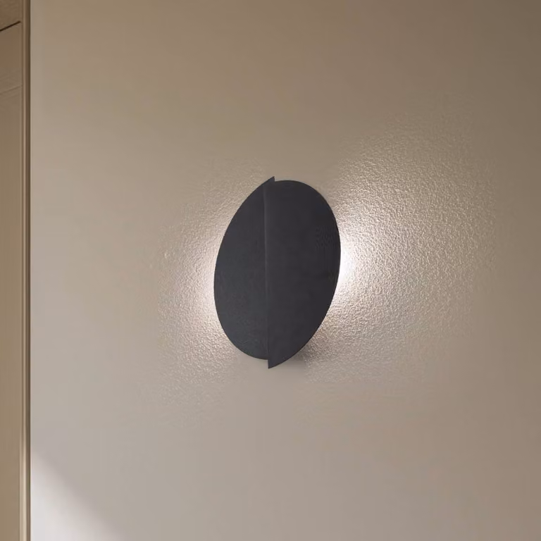 Applique da parete Form 9 EMIBIG LIGHTING, dimmerabile, Nero, Soggiorno / Sala da pranzo, Metallo, Moderno, Applique