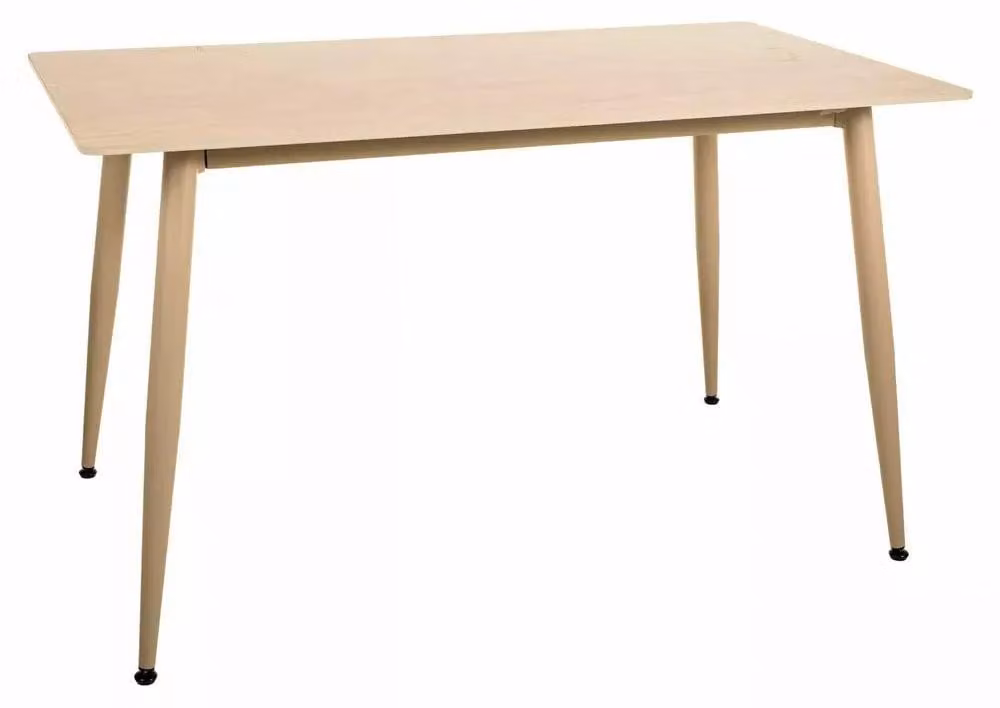FURNLUX Tavolo da pranzo Rion, colore beige, 130 cm / Colore principale: / Dimensioni: