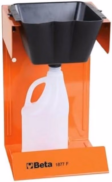 Contenitore per raccolta olii di scarto per bottiglie da 1 litro
