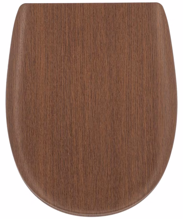 TENDANCE | Sedile WC - Sedile per WC - Coperchio WC - marrone - 44 x 35 cm - in legno - Sedile per WC - Decorativo - moderno - Accessori per il bagno