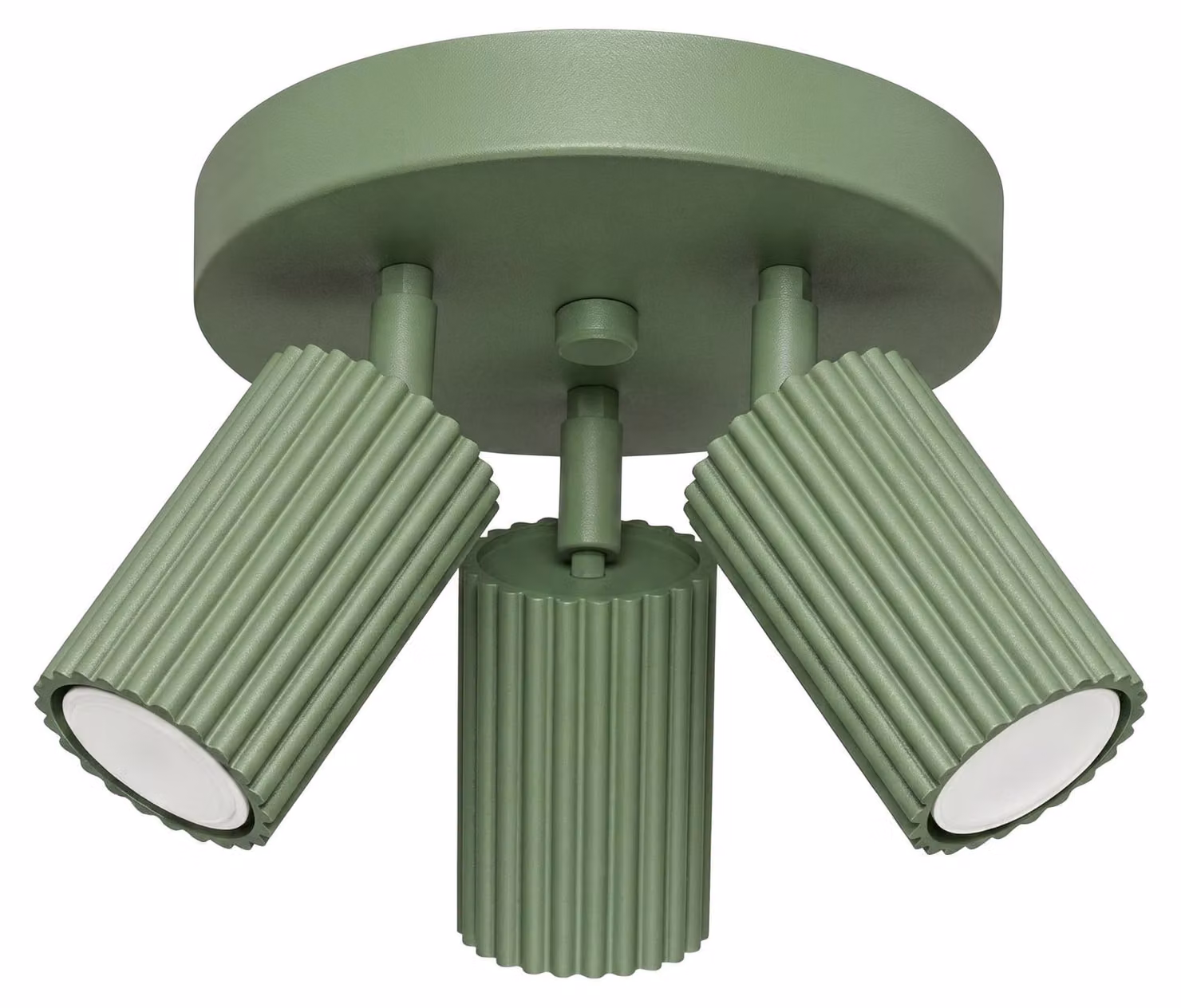 Lampada da soffitto KARBON 3P color salvia 3xGU10 10W Alluminio 18x19,5x19,5 cm Sollux Lighting