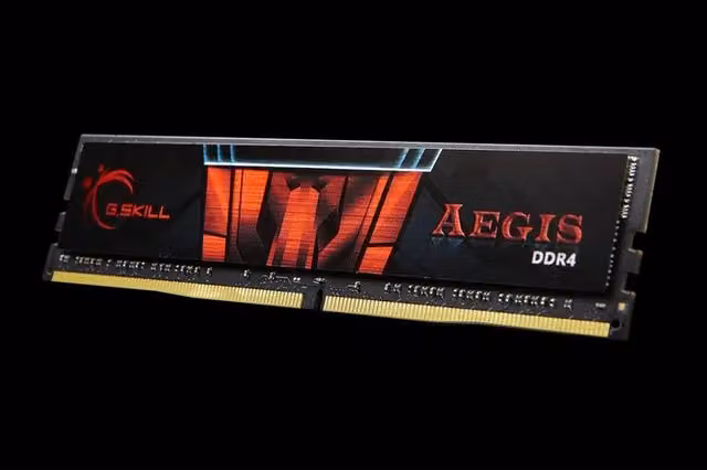 Kit di memoria G.Skill Aegis DDR4 da 16 GB (2 x 8 GB) 2666 MHz, Nero