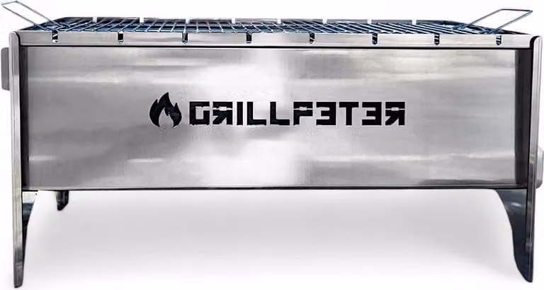 Mangal Anar Deluxe 2mm acciaio inox campeggio grill Shashlik grill