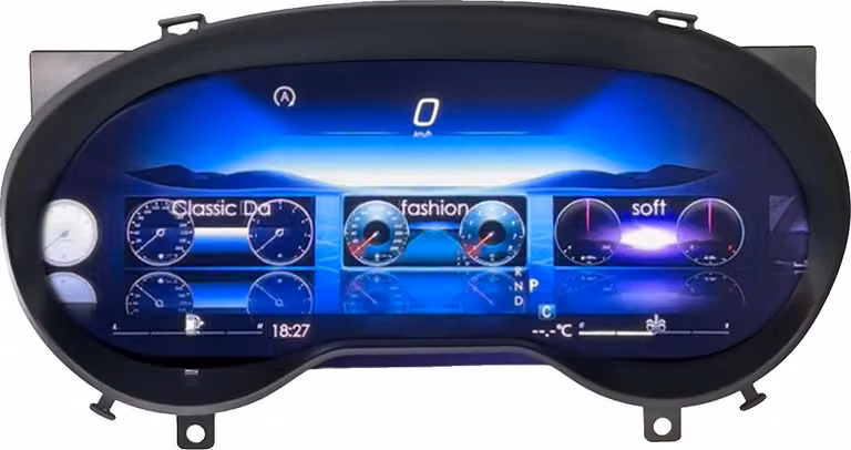Quadro strumenti digitale, schermo da 12,3 pollici, supporto multilingue, GLA W176 CarPlay