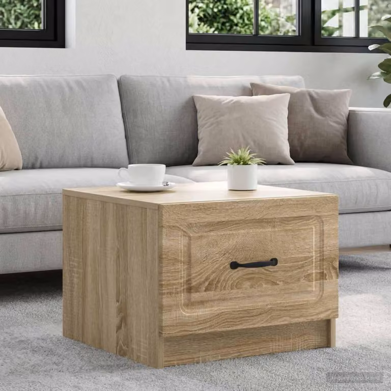 Maison Exclusive - Tavolino in rovere Sonoma 49 x 50 x 37 cm, materiale derivato dal legno