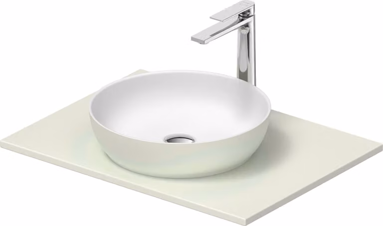 Set de lavabos Duravit Sivida rond avec console 680x500x123mm, 268012FH00, 268012FH00