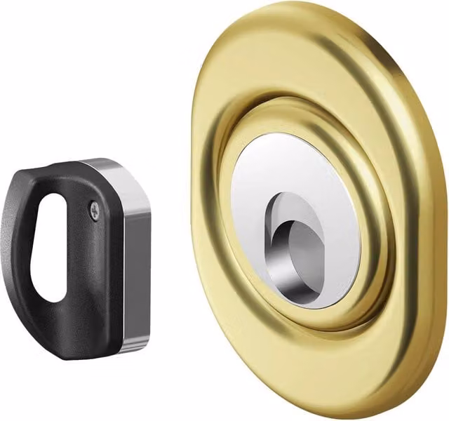 Difensore magnetico per serrature Iperbriko colore oro, dimensioni 25 x 50 mm
