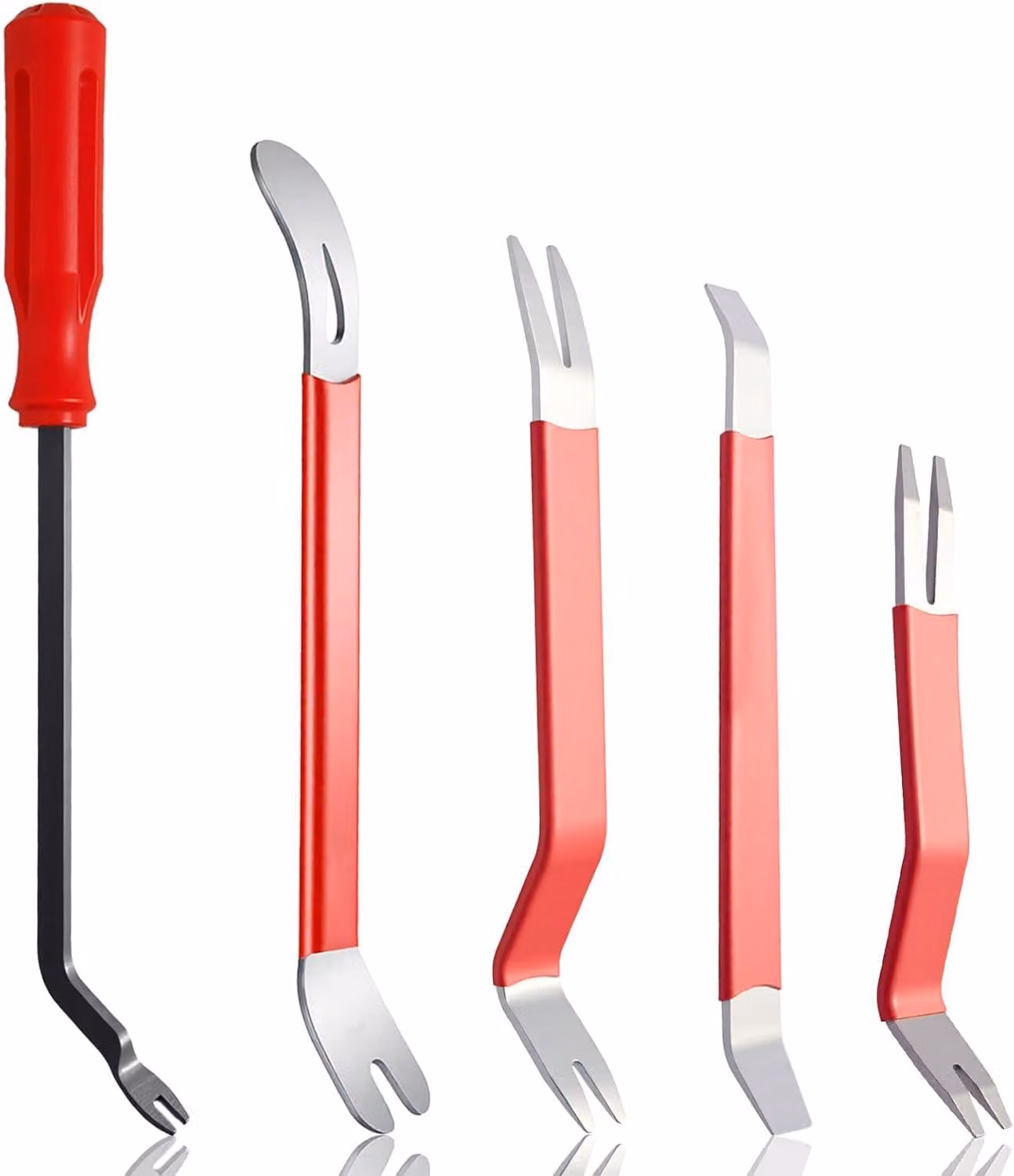 Set di utensili per montaggio, composto da 5 pezzi, in metallo, universale per rivestimenti di porte e cruscotti