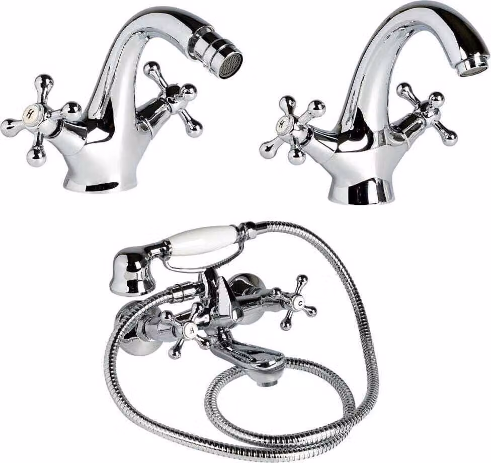 Rubinetti bagno in stile retro' per lavabo bidet e vasca | Narciso