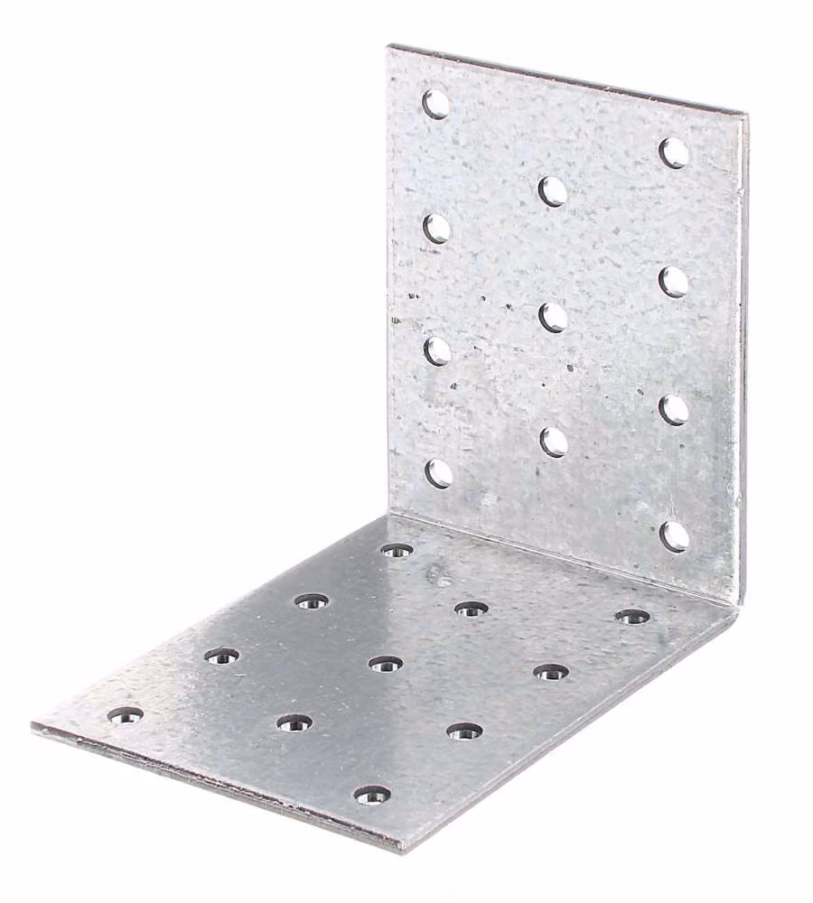 Squadretta Giunzione Angolare Multiforo 80x80x60x2,5MM