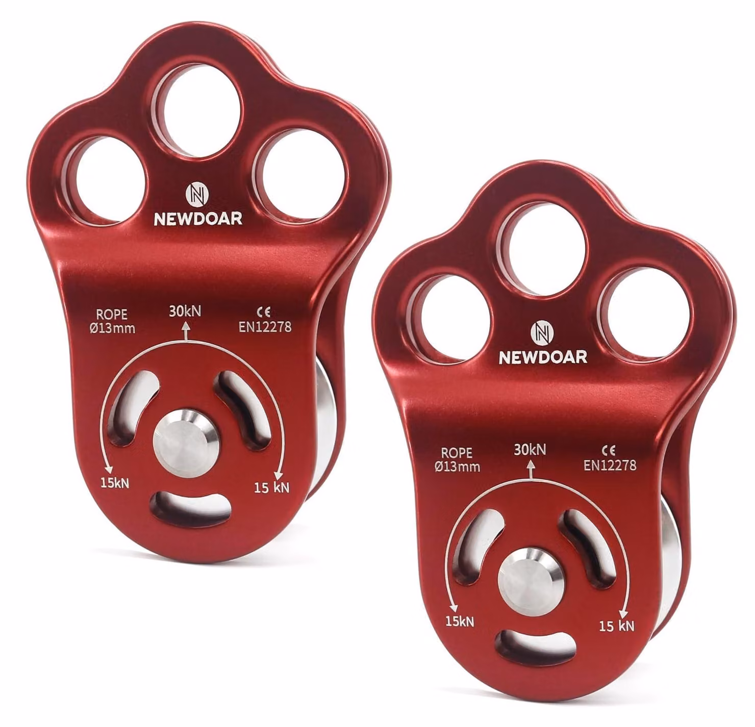Solidchoice - Puleggia per arrampicata certificata CE, portata 30 kN