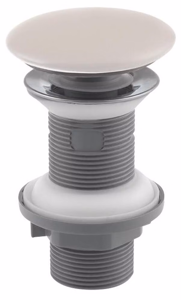 Raccordo di scarico 5/4" click-clack, coperchio in Vetroceramica, h.20-70mm, Avorio