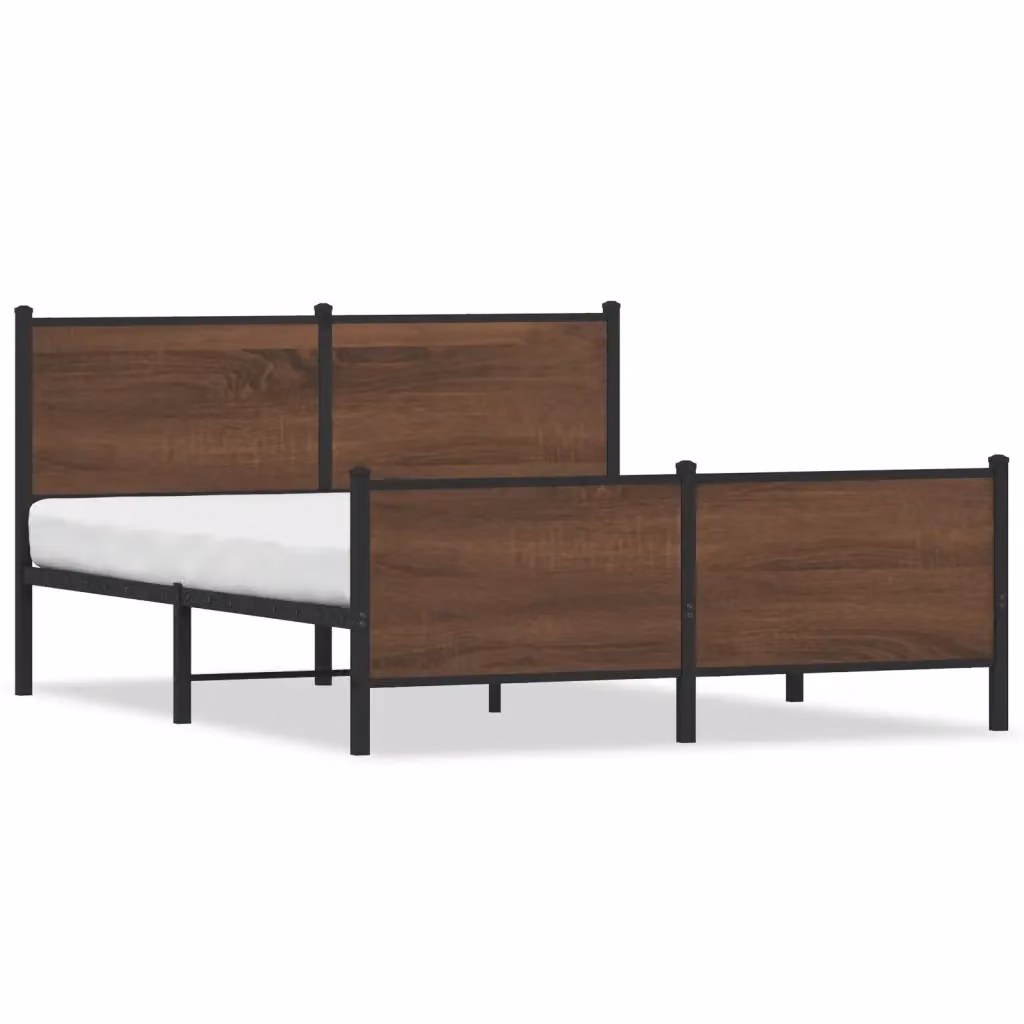 Giroletto in metallo vidaXL colore marrone con doghe piatte L: 160 cm, P: 200 cm, H: 91,5 cm – 2