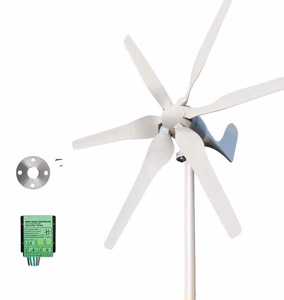 Turbina eolica, alta efficienza, compatibilità con sistemi off-grid, con controller incluso, potenza: 3000W, tensione: 12V