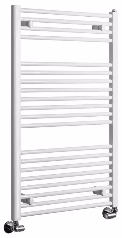 Radiatore da bagno Aqualine DIRECT con attacco laterale 600x960 mm, bianco