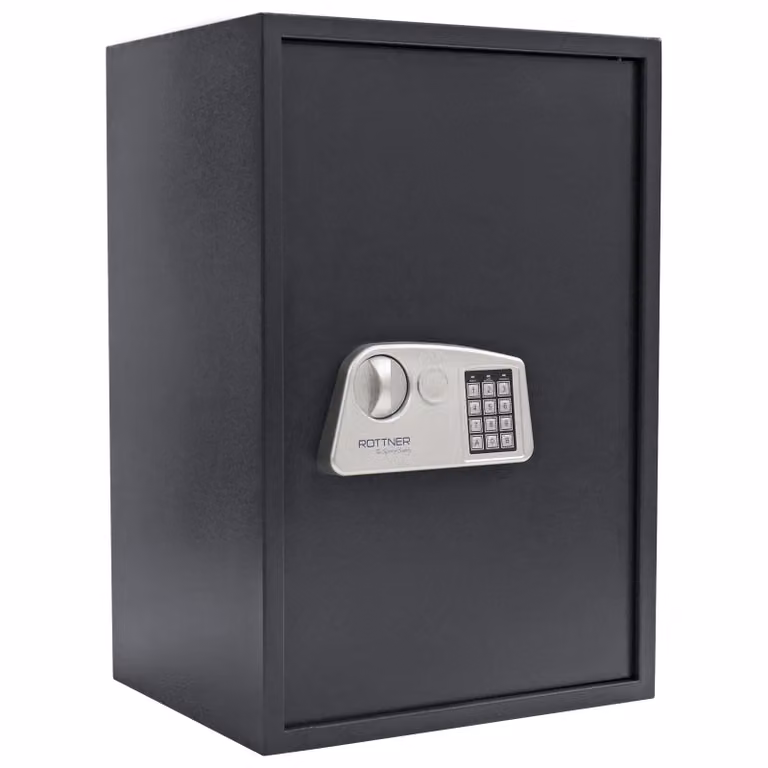 Rottner Jupiter 5 EL cassaforte elettronica per mobili antracite | Serratura elettronica | 45 x 67 x 36 cm