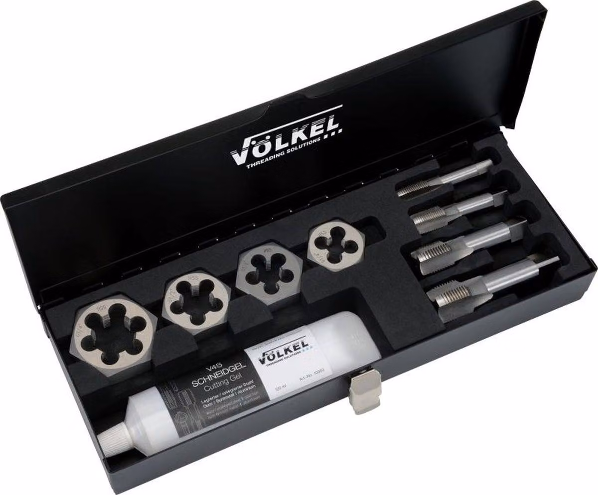 Set sanitario Völkel - G 1/4 - 3/4" - Maschiatore + dadi esagonali