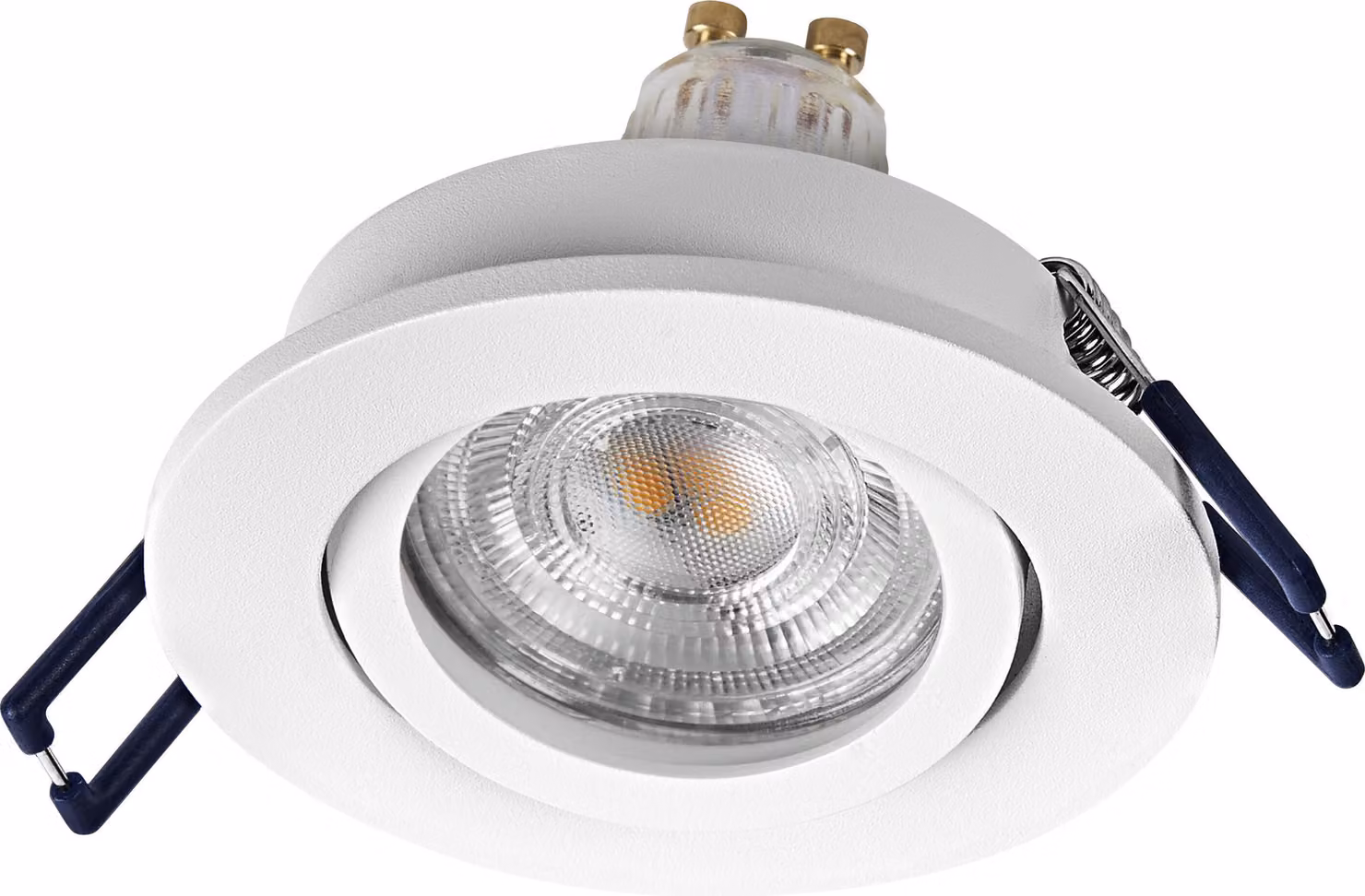 Set di faretti da incasso LED OSRAM Spot DIM flessibili 3,7 W bianco, 2700 K bianco caldo, alluminio, dimmerabili, montaggio a clic, set da 3 pezzi