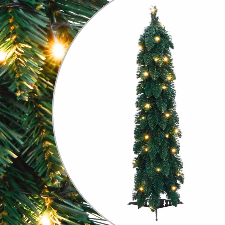 Maison Exclusive - Albero di Natale artificiale con illuminazione a LED, 45 luci, altezza 90 cm