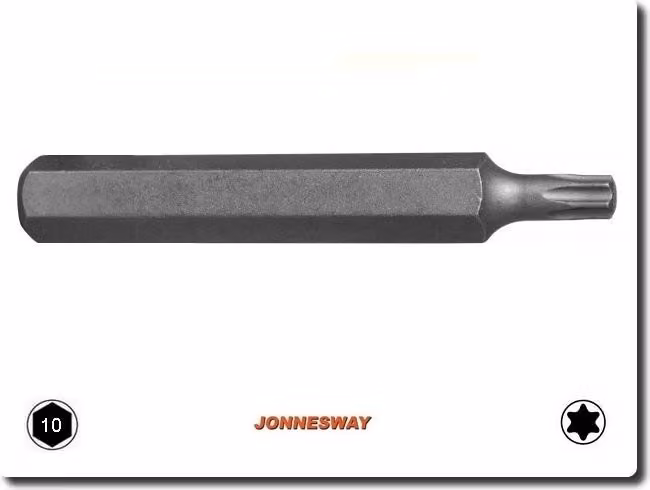 Jonnesway bit torx t20 x 75mm 6-angolo 10mm