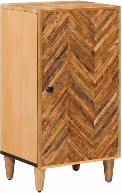 Armadio da stoccaggio moderno vidaXL in legno di mango marrone L: 40 cm, P: 33,5 cm, H: 75 cm – 1