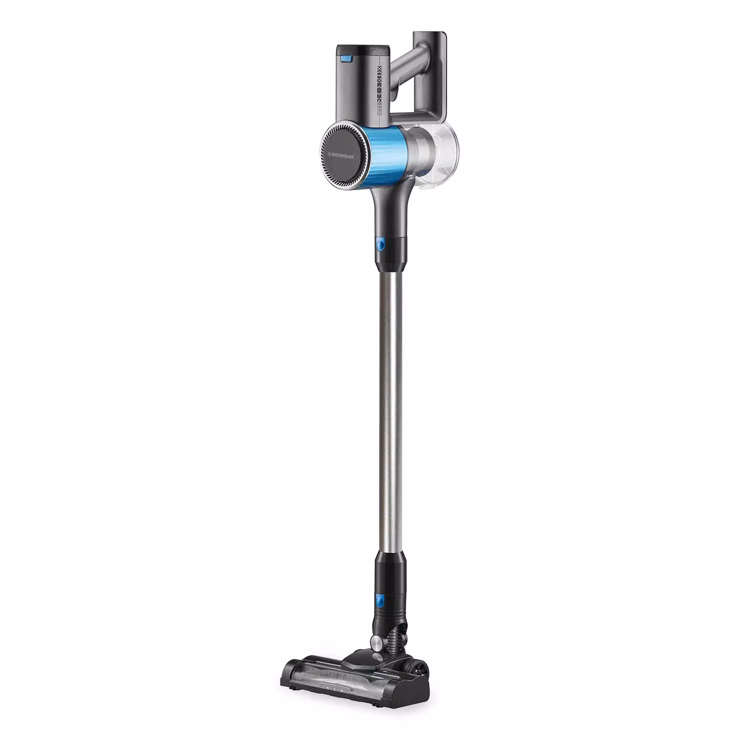 Scopa Elettrica 2 in 1 Dictrolux Elodie SV807B 180 Watt, Senza Sacco, Grigio e Blu con Filtro HEPA Lavabile e Turbo Brush – 1