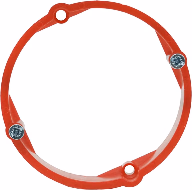 Anello di compensazione per scatola di derivazione a muro, diametro 60 mm, per interruttori/prese da incasso, 12 mm, confezione da 2 pezzi