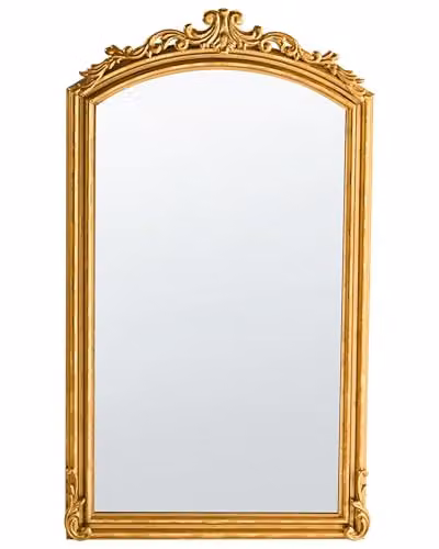 Specchio da parete con cornice in metallo Stile tradizionale 55x96 cm