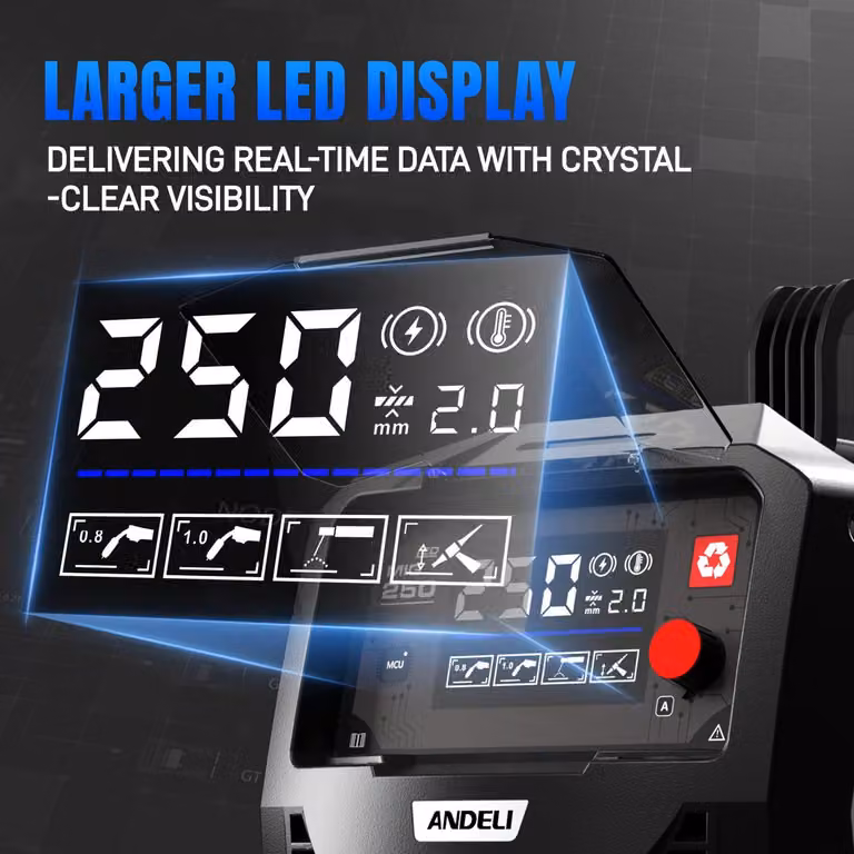 Apparecchio di saldatura – Saldatrice a laser – Saldatrice elettrica – TIG – 3 in 1 senza gas – Display LED, 120A