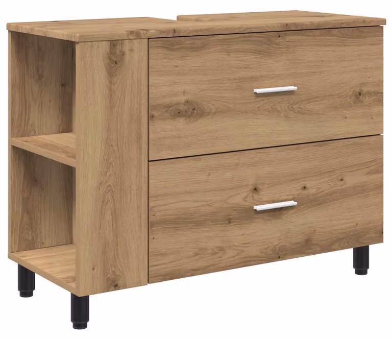 Mobiletto da bagno Rovere Artigianale 80 x 35 x 60 cm