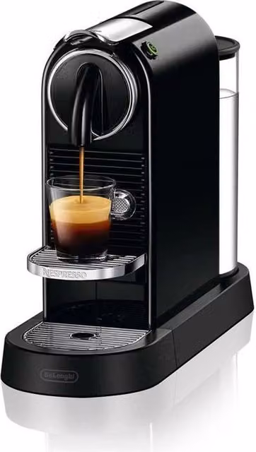 Macchina da caffè a capsule De'Longhi CitiZ EN167.W per Nespresso Original, Bianco e Nero, Serbatoio da 1 l, 1260 W, 19 bar