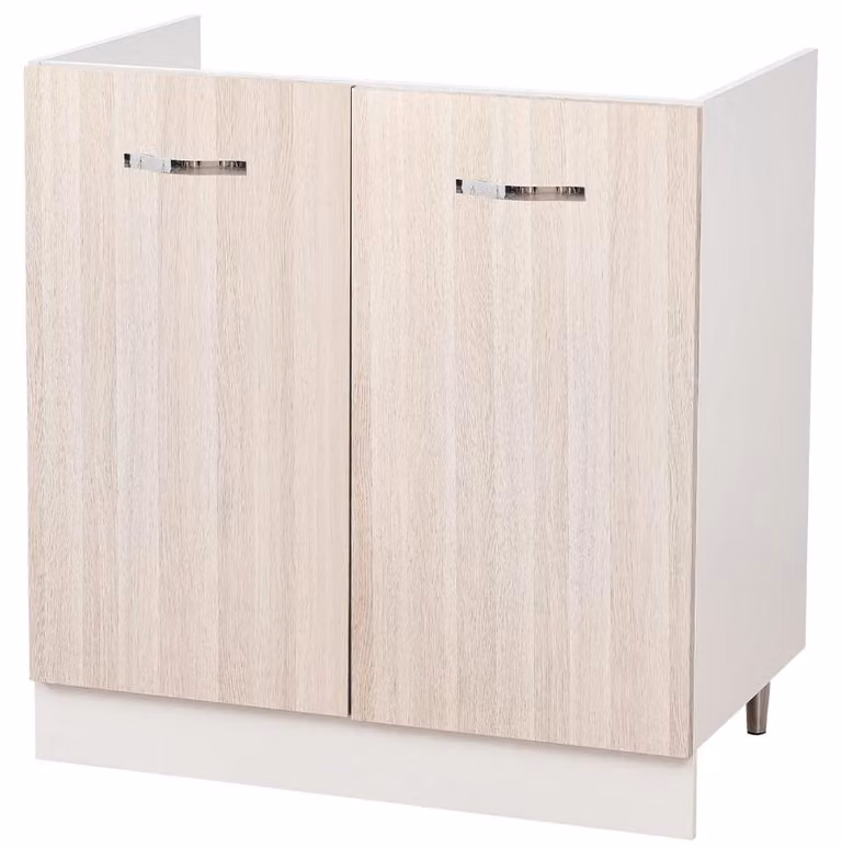 Mobiletti da cucina, 80 cm, 2 ante, noce, 80x50x85 cm