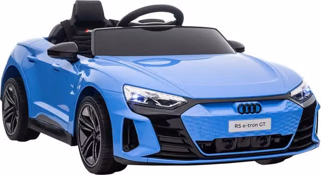 Macchina Elettrica per Bambini Audi RS con Telecomando Blu e Nero