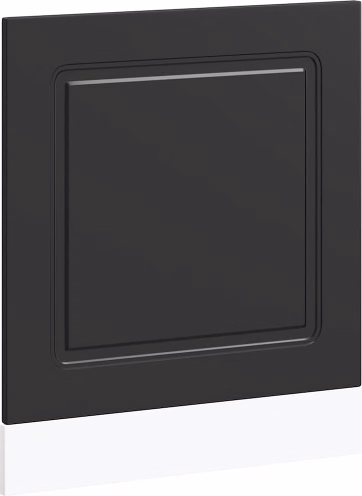 Pannello Lavastoviglie Kalmar Nero 60x1,5x57 cm in Truciolato