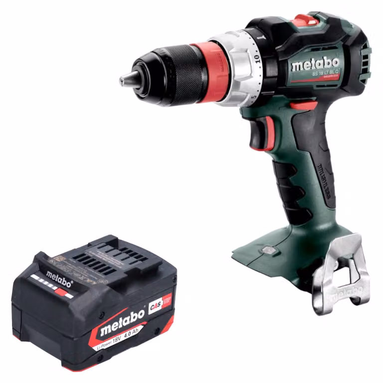 Metabo BS 18 LT BL Q Trapano avvitatore a batteria 18 V 75 Nm brushless + 1x batteria ricaricabile 4,0 Ah - senza caricabatterie