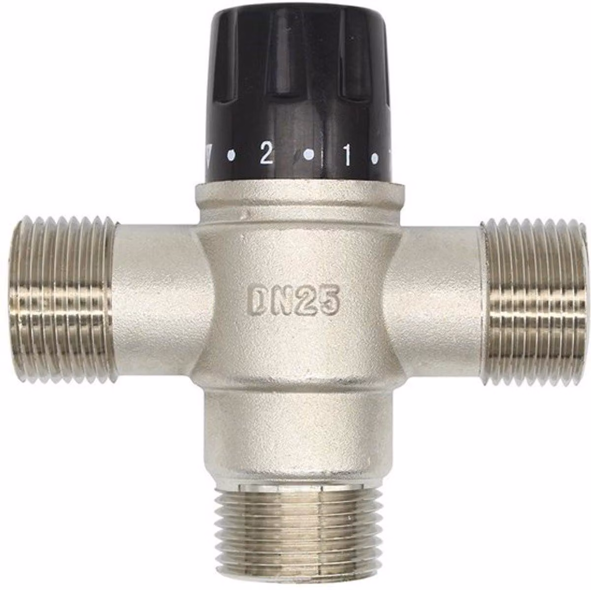 Valvola termostatica a 3 vie - Miscelatore per doccia - Miscelatore per bagno - Miscelatore per cucina - Temperatura di ingresso: 50-80°C - Tolleranza di temperatura: +/- 2°C