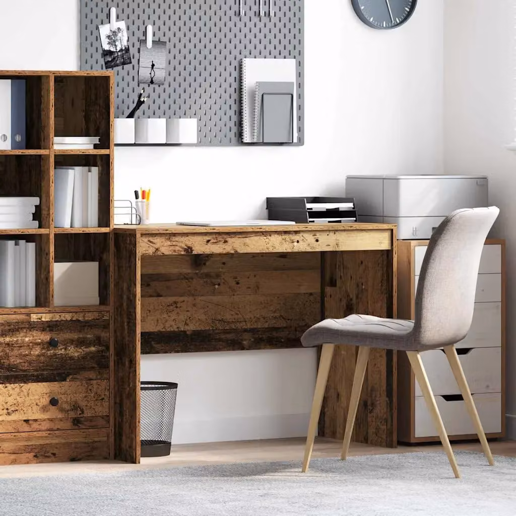 Scrivania minimalista vidaXL in legno marrone L: 100 cm, P: 50 cm, H: 76 cm